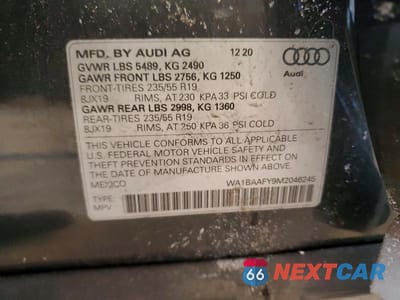 Zdjęcie 13 z 13 samochodu: 2021 AUDI Q5 PREMIUM PLUS VIN:WA1BAAFY9M2046245 - miniatura