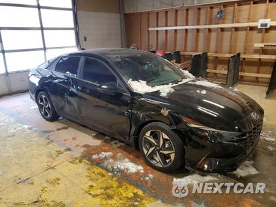 Czwarte zdjęcie samochodu z boku: 2022 HYUNDAI ELANTRA SEL VIN:KMHLN4AG5NU251254 - miniatura