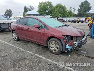 Czwarte zdjęcie samochodu z boku: 2013 HONDA CIVIC LX VIN:19XFB2F59DE213366 - miniatura