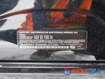 Zdjęcie 12 z 12 samochodu: 2021 BMW 330XI VIN:3MW5R7J09M8C02590 - miniatura