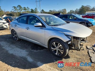 Czwarte zdjęcie samochodu z boku: 2021 NISSAN SENTRA SV VIN:3N1AB8CV8MY223860 - miniatura