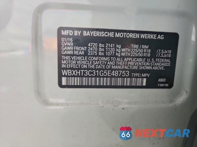 Zdjęcie 12 z 12 samochodu: 2016 BMW X1 XDRIVE28I VIN:WBXHT3C31G5E48753 - miniatura