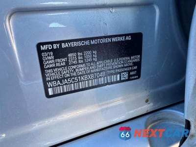 Zdjęcie 10 z 10 samochodu: 2019 BMW 530 I VIN:WBAJA5C51KBX87048 - miniatura