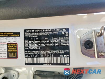 Zdjęcie 13 z 13 samochodu: 2024 MERCEDES-BENZ GLS 450 4MATIC VIN:4JGFF5KE1RB171433 - miniatura