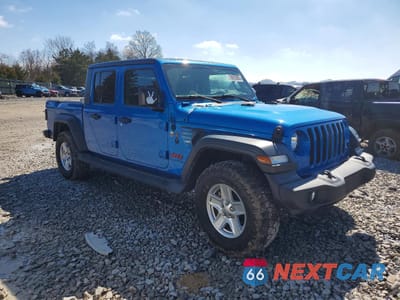 Czwarte zdjęcie samochodu z boku: 2020 JEEP GLADIATOR SPORT VIN:1C6HJTAG0LL153646 - miniatura