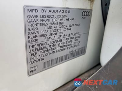 Zdjęcie 12 z 12 samochodu: 2017 AUDI Q7 PREMIUM PLUS VIN:WA1LAAF73HD035313 - miniatura