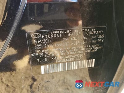 Zdjęcie 12 z 12 samochodu: 2023 HYUNDAI SONATA SEL VIN:KMHL64JA6PA293915 - miniatura