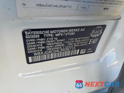 Zdjęcie 13 z 13 samochodu: 2020 BMW X1 XDRIVE28I VIN:WBXJG9C04L5R36715 - miniatura