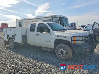 Czwarte zdjęcie samochodu z boku: 2012 CHEVROLET SILVERADO UTILITY / SERVICE TRUCK VIN:1GB5CZCL5CZ184007 - miniatura