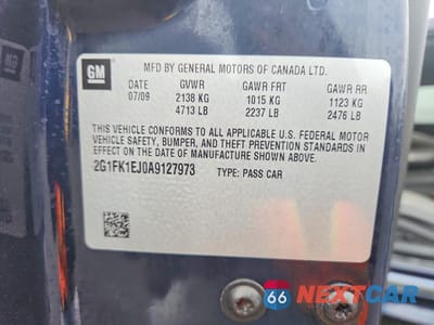 Zdjęcie 12 z 12 samochodu: 2010 CHEVROLET CAMARO SS VIN:2G1FK1EJ0A9127973 - miniatura