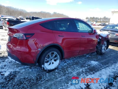 Trzecie zdjęcie samochodu z tyłu: 2022 TESLA MODEL Y VIN:7SAYGAEEXNF531100 - miniatura