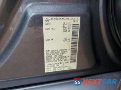 Zdjęcie 12 z 12 samochodu: 2014 NISS ALTIMA 2.5 S VIN:1N4AL3AP0EN379591 - miniatura