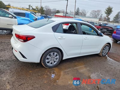 Trzecie zdjęcie samochodu z tyłu: 2022 KIA RIO LX VIN:3KPA24AD1NE434594 - miniatura