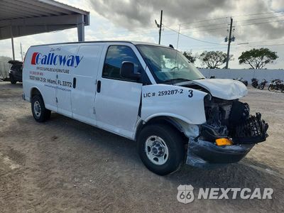 Czwarte zdjęcie samochodu z boku: 2018 GMC SAVANA 2500 DELIVERY VAN VIN:1GTW7BFG8J1205910 - miniatura