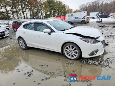 Czwarte zdjęcie samochodu z boku: 2015 MAZDA 3 GRAND TOURING VIN:JM1BM1M37F1230869 - miniatura