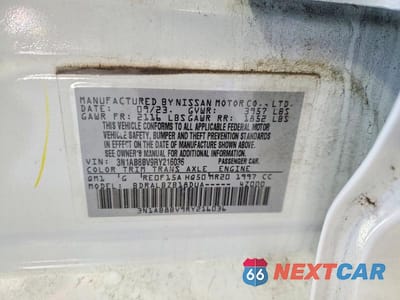 Zdjęcie 12 z 12 samochodu: 2024 NISS SENTRA VIN:3N1AB8BV9RY216036 - miniatura