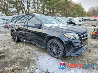 Czwarte zdjęcie samochodu z boku: 2017 MERCEDES-BENZ GLS 63 AMG 4MATIC VIN:4JGDF7FEXHA781283 - miniatura