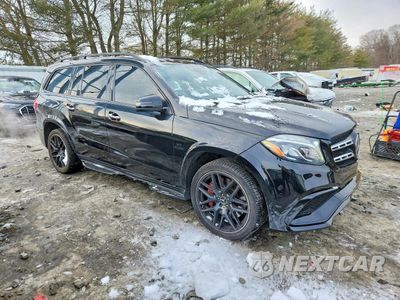 Czwarte zdjęcie samochodu z boku: 2017 MERCEDES-BENZ GLS 63 AMG 4MATIC VIN:4JGDF7FEXHA781283 - miniatura