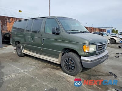 Czwarte zdjęcie samochodu z boku: 2003 FORD ECONOLINE E350 SUPER DUTY WAGON VIN:1FBNE31L83HA97122 - miniatura