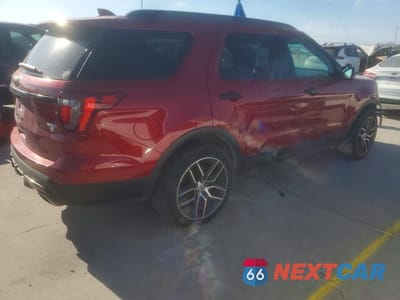 Trzecie zdjęcie samochodu z tyłu: 2016 FORD EXPLORER SPORT VIN:1FM5K8GT3GGA07567 - miniatura