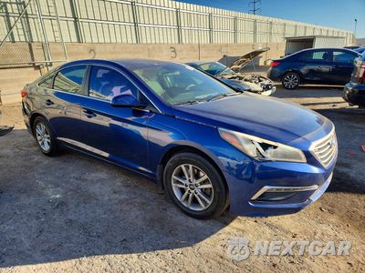 Czwarte zdjęcie samochodu z boku: 2015 HYUNDAI SONATA SE VIN:5NPE24AF1FH188162 - miniatura