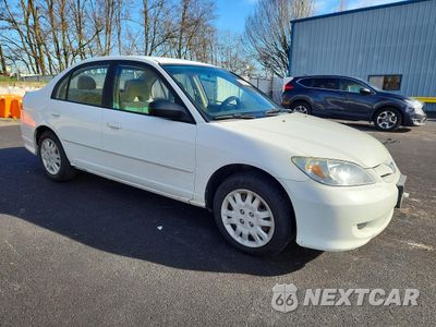 Czwarte zdjęcie samochodu z boku: 2005 HONDA CIVIC LX VIN:2HGES16675H591983 - miniatura