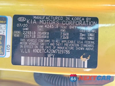 Zdjęcie 14 z 14 samochodu: 2021 KIA SELTOS SX TURBO VIN:KNDETCA20M7129786 - miniatura