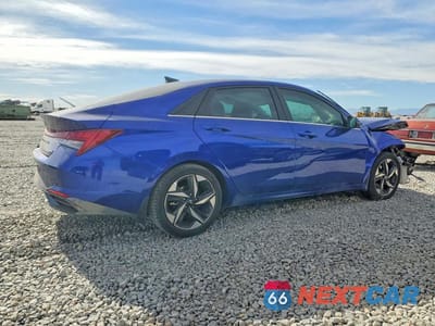 Trzecie zdjęcie samochodu z tyłu: 2023 HYUNDAI ELANTRA LIMITED VIN:KMHLP4AGXPU381561 - miniatura