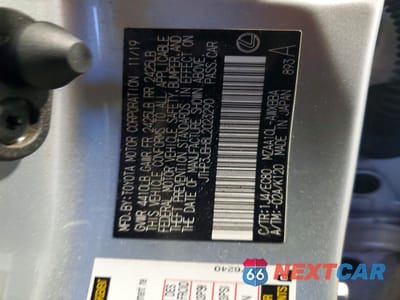 Zdjęcie 12 z 13 samochodu: 2020 LEXUS UX 200 BASE VIN:JTHP3JBH8L2023290 - miniatura