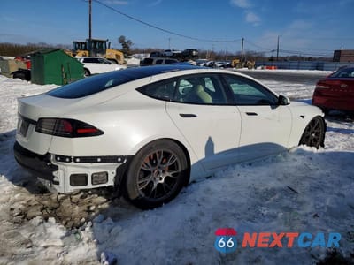 Trzecie zdjęcie samochodu z tyłu: 2023 TESLA MODEL S VIN:5YJSA1E5XPF529659 - miniatura