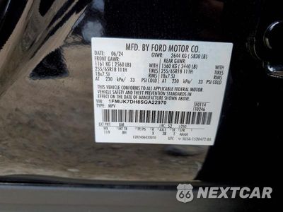 Zdjęcie 13 z 13 samochodu: 2025 FORD EXPLORER ACTIVE VIN:1FMUK7DH8SGA22970 - miniatura
