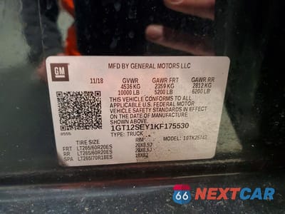 Zdjęcie 12 z 12 samochodu: 2019 GMC SIERRA K2500 DENALI VIN:1GT12SEY1KF175530 - miniatura