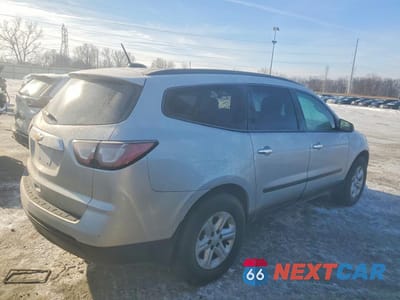 Trzecie zdjęcie samochodu z tyłu: 2017 CHEVROLET TRAVERSE LS VIN:1GNKVFED1HJ200049 - miniatura
