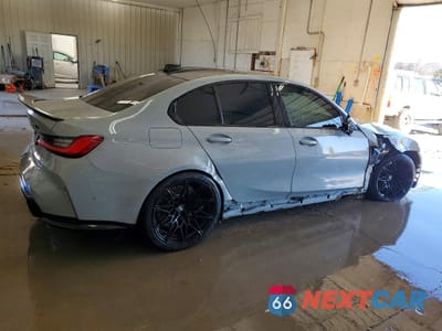 Trzecie zdjęcie samochodu z tyłu: 2021 BMW M3 COMPETITION VIN:WBS33AY08MFL17776 - miniatura
