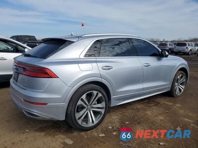 Trzecie zdjęcie samochodu z tyłu: 2020 AUDI Q8 PREMIUM PLUS VIN:WA1BVAF10LD019350 - miniatura