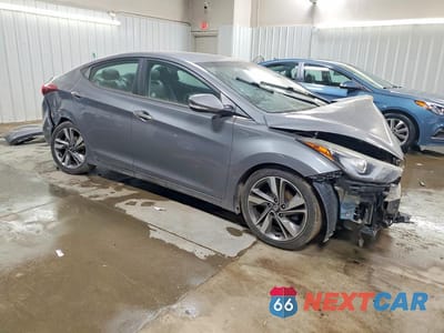 Czwarte zdjęcie samochodu z boku: 2014 HYUNDAI ELANTRA LIMITED VIN:5NPDH4AE6EH525246 - miniatura