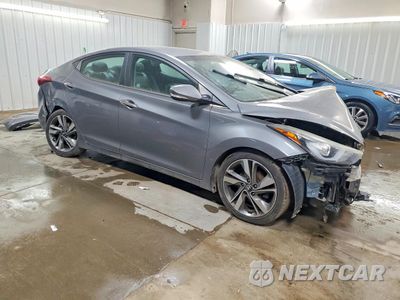 Czwarte zdjęcie samochodu z boku: 2014 HYUNDAI ELANTRA LIMITED VIN:5NPDH4AE6EH525246 - miniatura