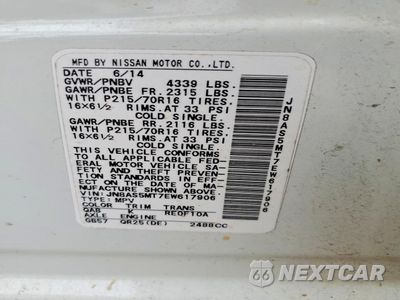 Zdjęcie 13 z 14 samochodu: 2014 NISSAN ROGUE SELECT S VIN:JN8AS5MT7EW617906 - miniatura