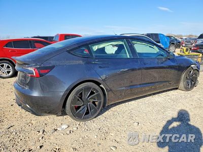 Trzecie zdjęcie samochodu z tyłu: 2024 TESLA MODEL 3 VIN:5YJ3E1ET6RF787428 - miniatura