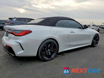 Trzecie zdjęcie samochodu z tyłu: 2021 BMW M440I VIN:WBA53AT04MCG16268 - miniatura