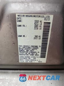 Zdjęcie 12 z 12 samochodu: 2013 NISSAN ALTIMA 2.5 VIN:1N4AL3AP8DC199253 - miniatura