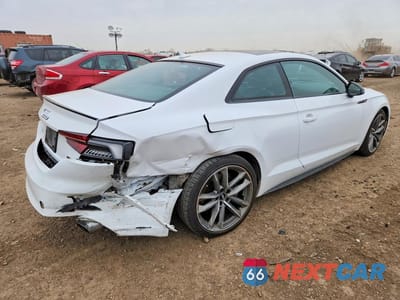 Trzecie zdjęcie samochodu z tyłu: 2019 AUDI A5 PREMIUM PLUS VIN:WAUTNAF59KA018207 - miniatura