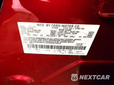Zdjęcie 13 z 13 samochodu: 2013 FORD EDGE LIMITED VIN:2FMDK4KC1DBB69499 - miniatura