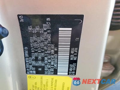 Zdjęcie 12 z 12 samochodu: 2006 LEXUS RX 400 VIN:JTJHW31U060016838 - miniatura