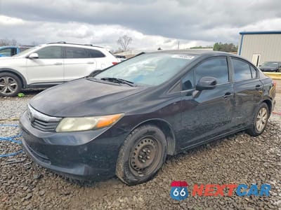 2012 HONDA CIVIC LX 2HGFB2F50CH328183 - główne zdjęcie licytacji z USA - miniatura