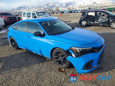 Czwarte zdjęcie samochodu z boku: 2022 HONDA CIVIC SPORT VIN:19XFL2H85NE017429 - miniatura