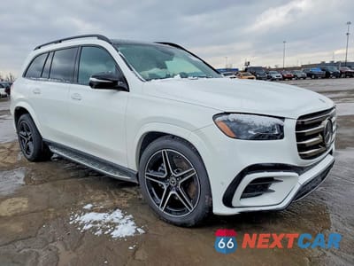 Czwarte zdjęcie samochodu z boku: 2025 MERCEDES-BENZ GLS 450 4MATIC VIN:4JGFF5KEXSB490903 - miniatura