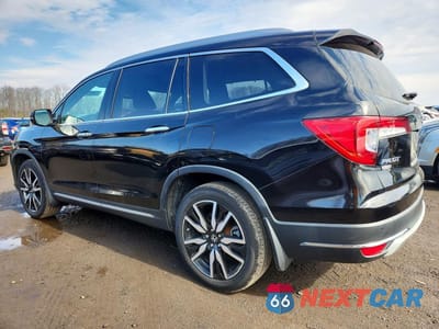 Drugie zdjęcie samochodu z przodu: 2019 HONDA PILOT TOURING VIN:5FNYF6H92KB033531 - miniatura