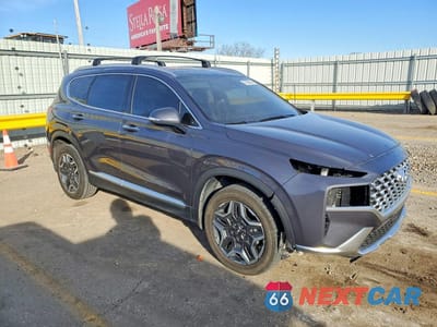 Czwarte zdjęcie samochodu z boku: 2021 HYUNDAI SANTA FE HYBRID SEL PREMIUM HEV VIN:KM8S3DA12MU013258 - miniatura