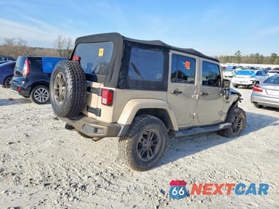Trzecie zdjęcie samochodu z tyłu: 2016 JEEP WRANGLER UNLIMITED SAHARA VIN:1C4BJWEG0GL252984 - miniatura